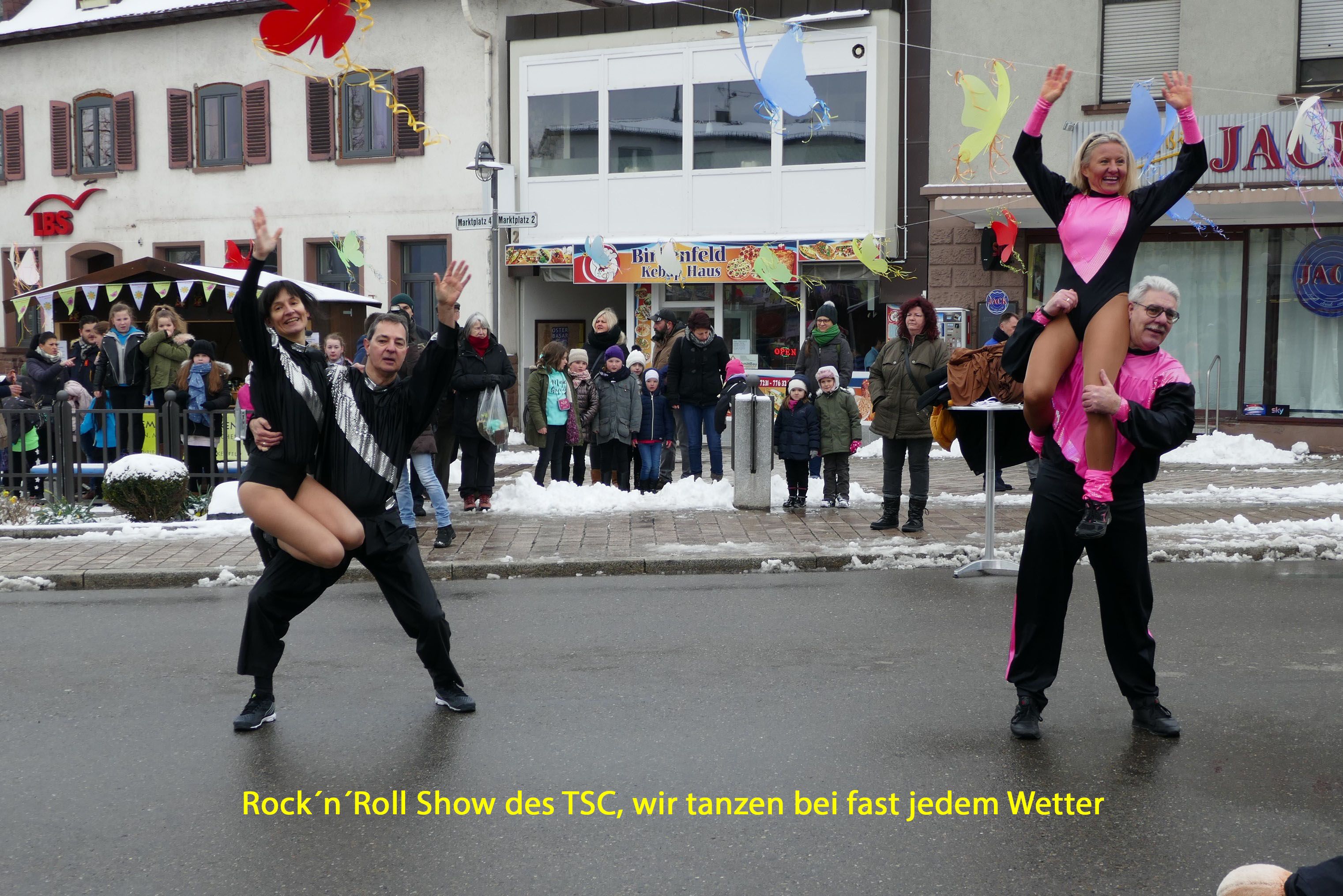Auftritt des TSC auf der Straße